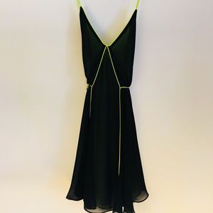 Little black dress Neon piping size Medium NWT
